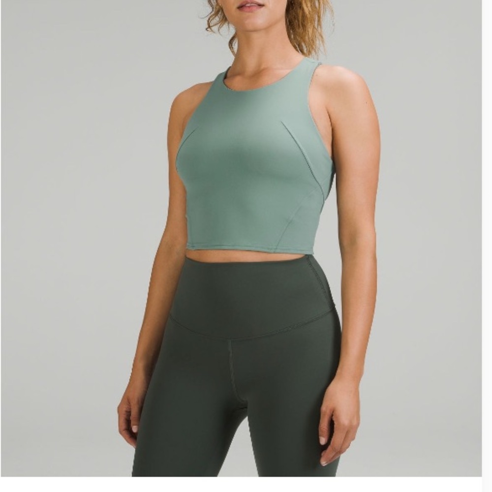 Lululemon Wunder Train Racerback, Tidewater Teal size 6 EUC